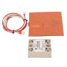 100W Silicone Heated Bed for VORON V0.1 100x100mm Orange