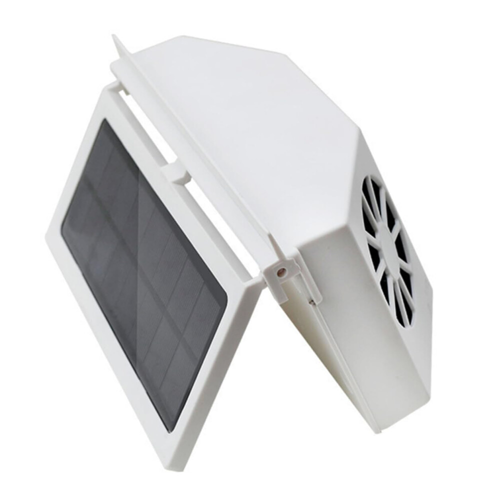 Solarpowered Car Exhaust Fan Vents For Air Circulation In Cars, Odor Elimination Using Solar Energy For Hot Days And Pet Odors. 9347817985849