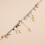 Stylish Five Point Star Twisted Collarbone Chain Necklace For 5