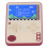 Lightweight Handheld Game Console 2.4inch Color Screen Ultra Thin Red Portable 3
