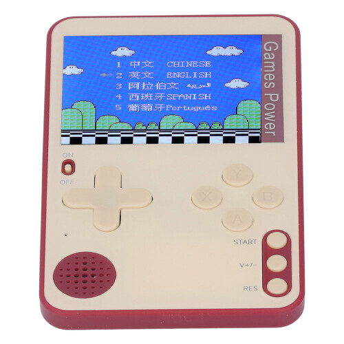 Lightweight Handheld Game Console 2.4inch Color Screen Ultra Thin Red Portable 2