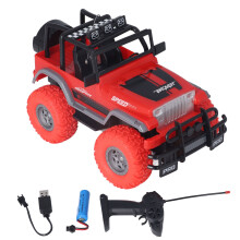 Macchina telecomandata per bambini, suono del motore, luci a LED, batteria ricaricabile, fuoristrada RC Monster Truck, potente motore per tutti i