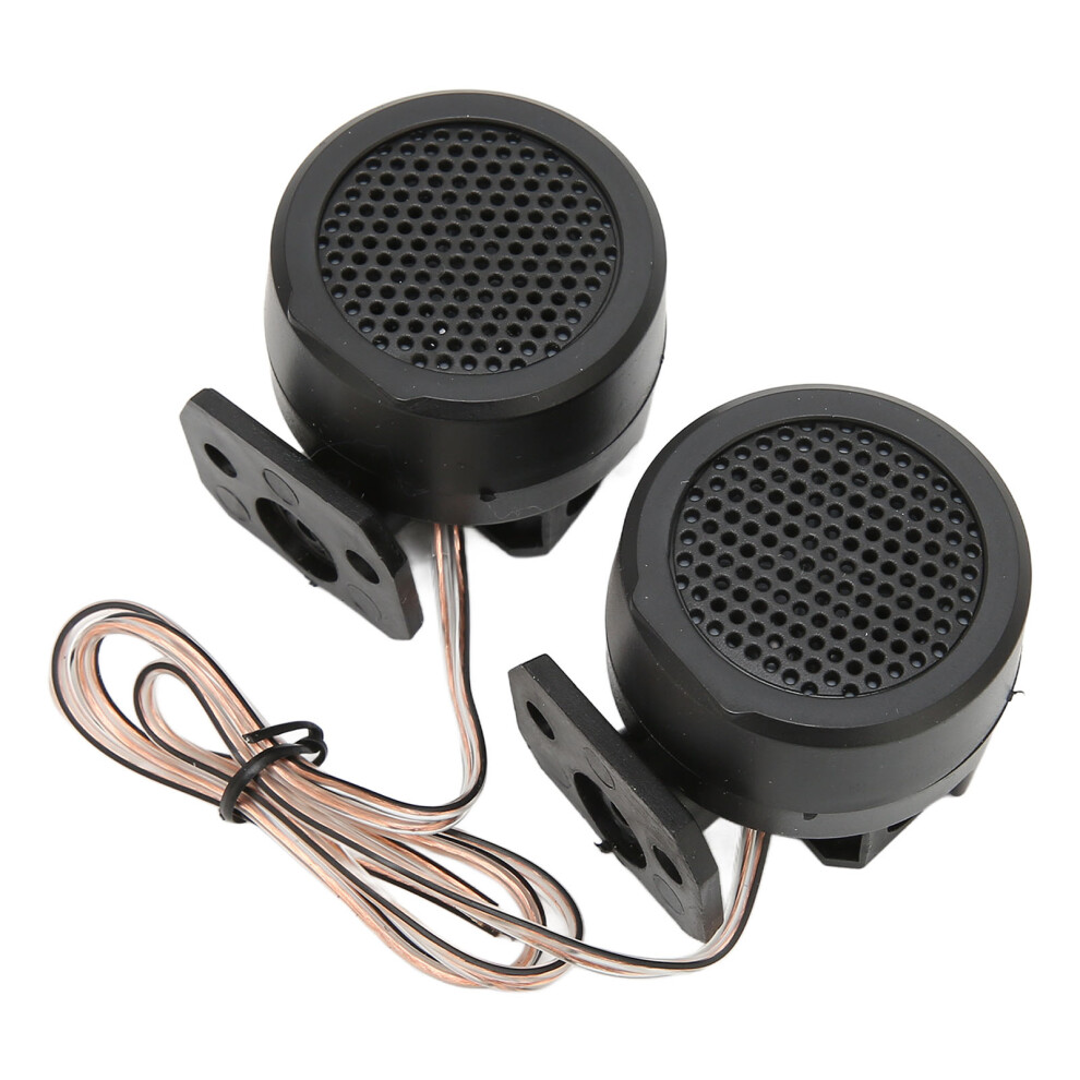 2Pcs 500W Car Dome Tweeters 4Î© 5-20Khz High Sound Black 8401374293517