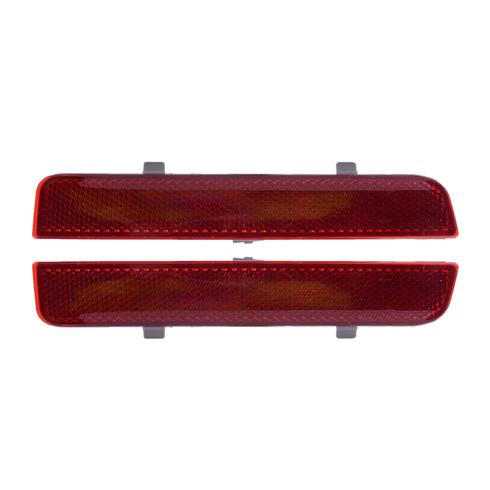 1 Pair Of Rear Bumper Reflectors For Land Rover Range Rover L322 And Freelander Lr2, Left And Right. Red 9347817986464