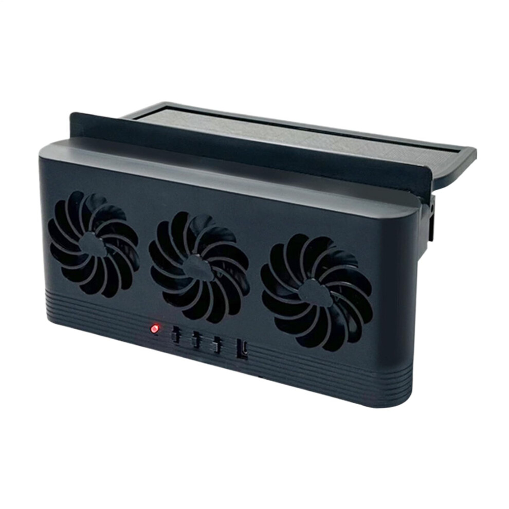 Fan Solarpowered Car Exhaust, Carcooling System Ecofriendly Ventilation Unit For Suv Sedan Trucks 9347817986563