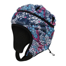 EVA Goalkeeper Hat Head Protector For Rugby Soccer Football ImpactResistant EVA Foam, Adjustable, Colorful Blue