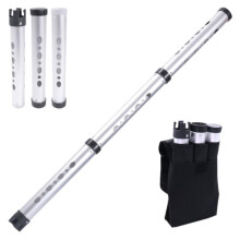 Ball Retriever Detachable Ball Picker Upper Tube Aluminum Alloy With Bag Holds 24 Balls