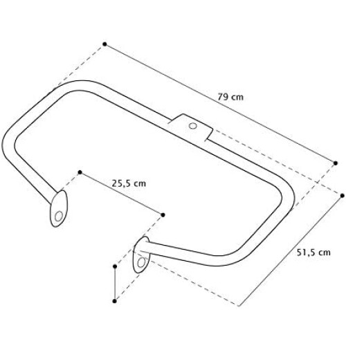 Crash Bar for Harley Davidson Softail Deluxe 0517 ST2 Chrome 2