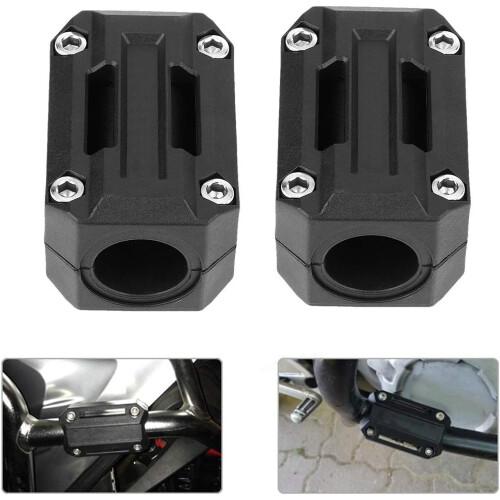 Motorcycle engine bumper guard decorative block universal 2