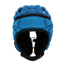 Rugby Headguard Breathable Adjustable Sponge Padding Protector Helmet For Goalkeeper Hockey Baseball Skateboard Blue
