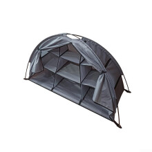 Camping Shoes Organizer NineShelf Collapsible Storage For RV Grey Clothes And Accessories