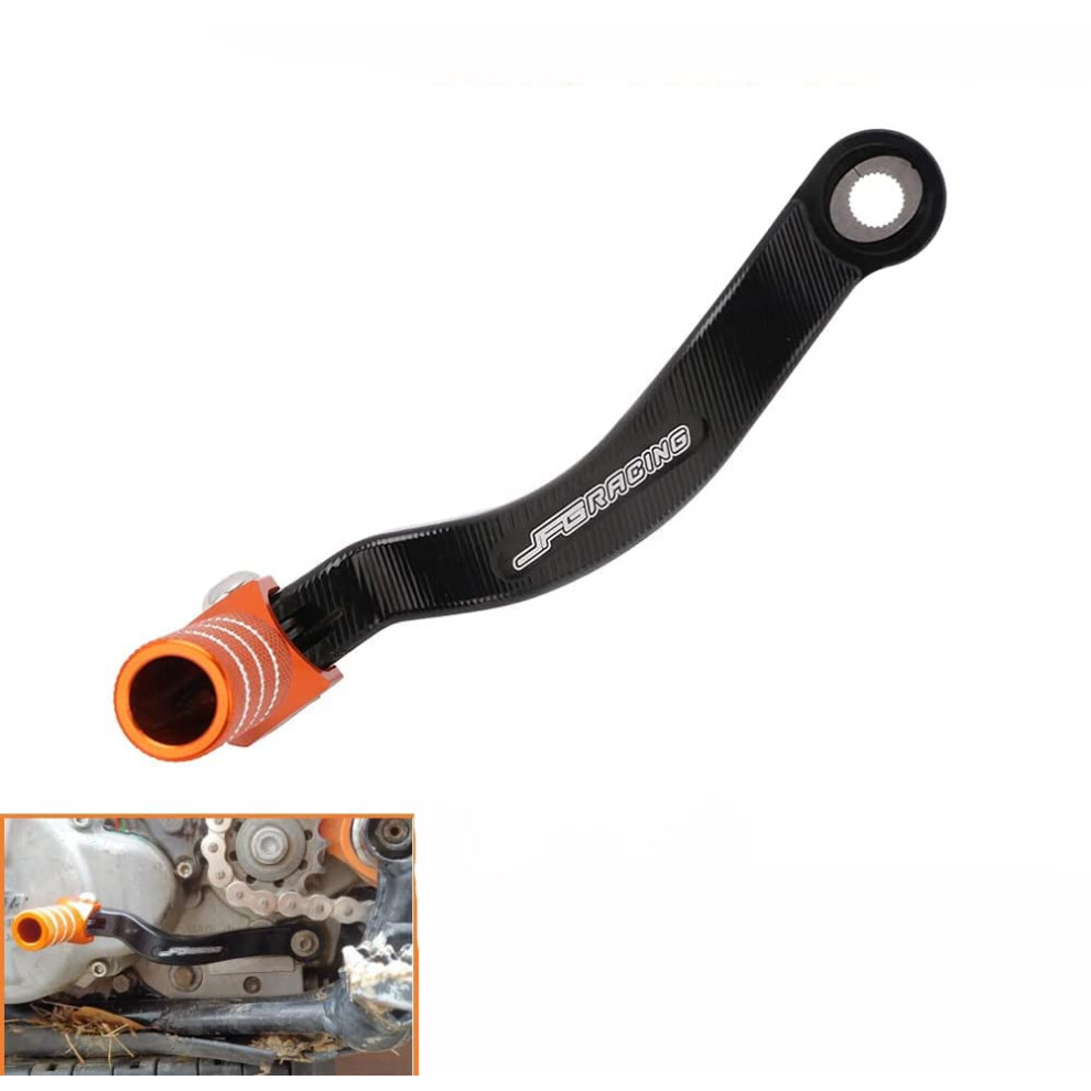 Motorcycle Gear Lever Aluminium Exc Motorcycle Gear Lever For Smc 690 450 Exc Lc4 640 Sx Xc Xcw Sxf Xcfw Exc Mxc Xcf 250560 Orange 9382693673633