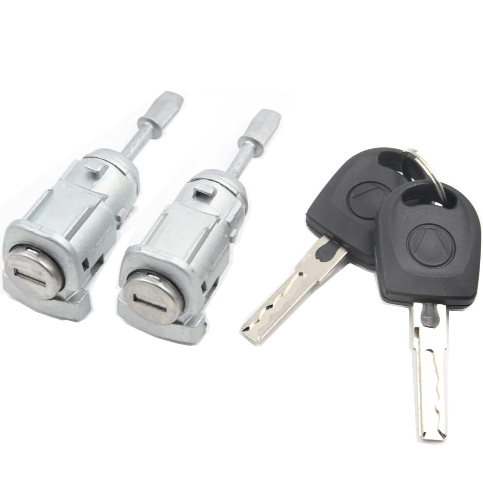 Lock Cylinder Door Lock Key Left Right Compatible With Vw Golf 4 Bora Skoda Fabia 6Y2 6Y5 604837167 604837168 9347817987423
