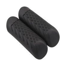2 Pieces Motorcycle Crash Bar Front Guards Black