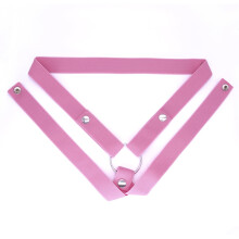 Chastity Belt For Men, Pink ThreeWay Belt, Male Chastity Device, AntiOff Auxiliary Strap Cage