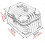 Motorcycle Rear Box with Trolley Attachment, Detachable Lock, Thicker Winding 2