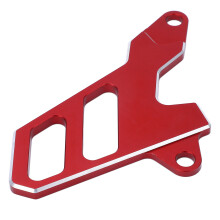 Metallischer Frontkettenradabdeckungsschutz für Suzuki LTZ400 2003–2014 Rot