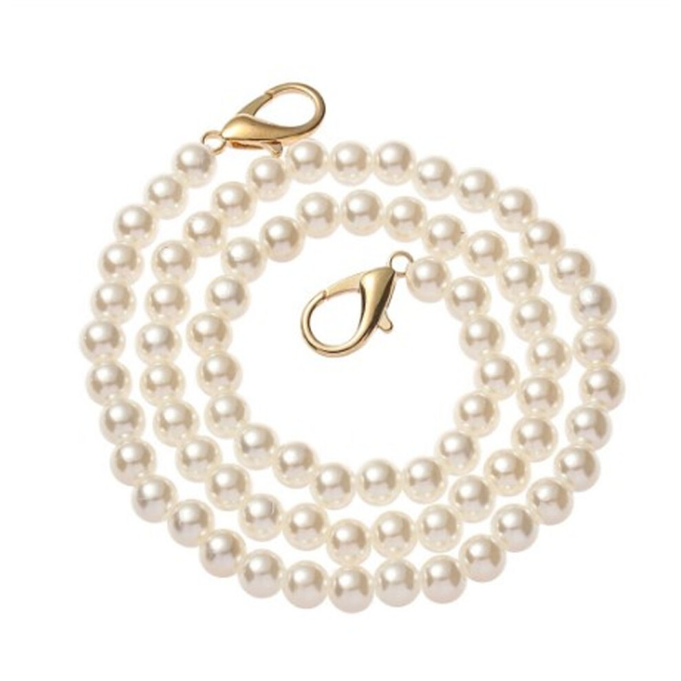 Elegant Handbag Accessory, Pearl Purse Chain With Quality Acrylic Pearls For Versatile Use As Bag Chain, Shoulder Strap Or Cell Phone Strap 9448196521472