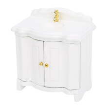 Squisiti mobili in miniatura, mobili in miniatura per casa delle bambole per arricchire l'arredamento della tua casa delle bambole, comodino in legno