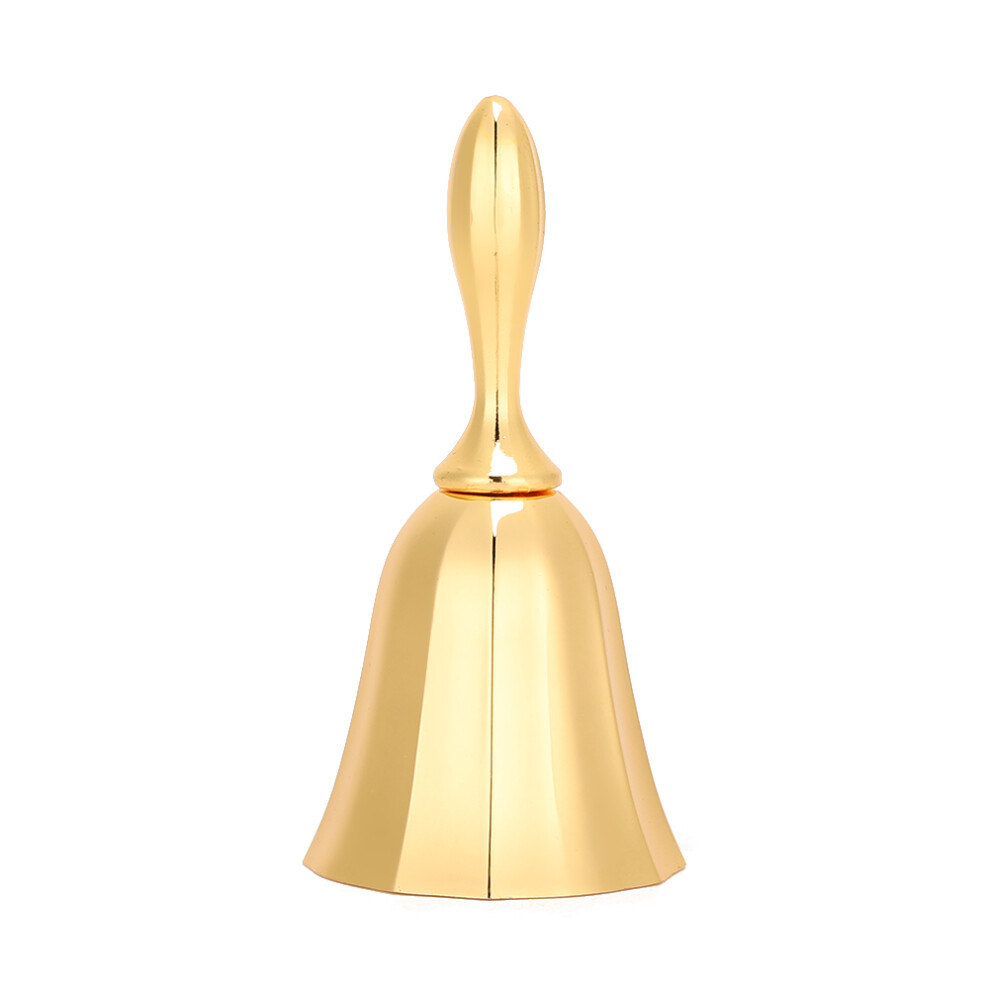 Retro Hand Bell, Loud And Clear Sound For Wedding And Home Decoration, Service Bell With Solid Brass Design, Fade And Rust Resistant, Easy Cleaning,