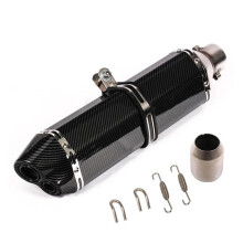 Motorcycle Exhaust Muffler for Yamaha MT07 MT09 XJ6 MT03, 470mm Sport Motorbike Exhaust Pipe