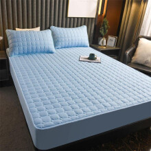 Velvet Mattress Cover Breathable Quilted Non Slip Protector 200x220 cm Style A Cartoon Printed Kids Bedroom