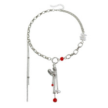 Verklaring ketting met abstracte liefdesvorm Gemengde