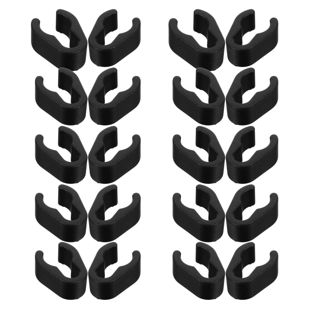 20Pcs Mic Stand Cable Clips Adjustable Holders For Boom Poles Tool Flexible Organizer 9189345341342