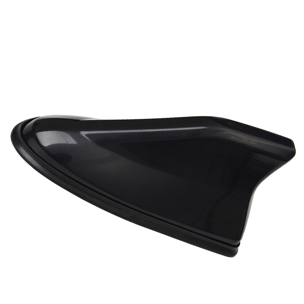 Abs Shark Fin Antenna For Car Roof Radio Signal Enhancement Black 7901375270766