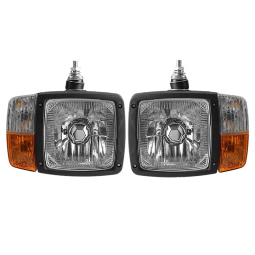 Tractor Trailer Headlights 24V Turn Signal Indicator Lamp Worklight for Excavator JCB Telehandler Loader Forklift