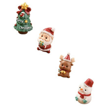 Kerstdecoratie op Het Bureau Kerstboomfiguur Cadeaudecoratie op Het Bureau Ladeplankdecoratie