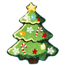 Julgransimitation Cashmere Golvmatta Badrum Absorberande Fotmatta Hotelldekoration Sängfilt C