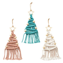 Decorazione In Pizzo per Albero di Natale, Decorazione In Maglia DIY per Albero di Natale, Decorazione Intrecciata In Stile Bohémien, Ornamenti
