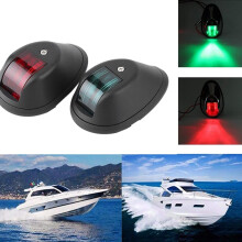 2 StüCk DC12V-24V Linke und Rechte Schiffsseitenbeleuchtung Marine LED Navigationslichter Ampeln Geeignet für Yachtboote