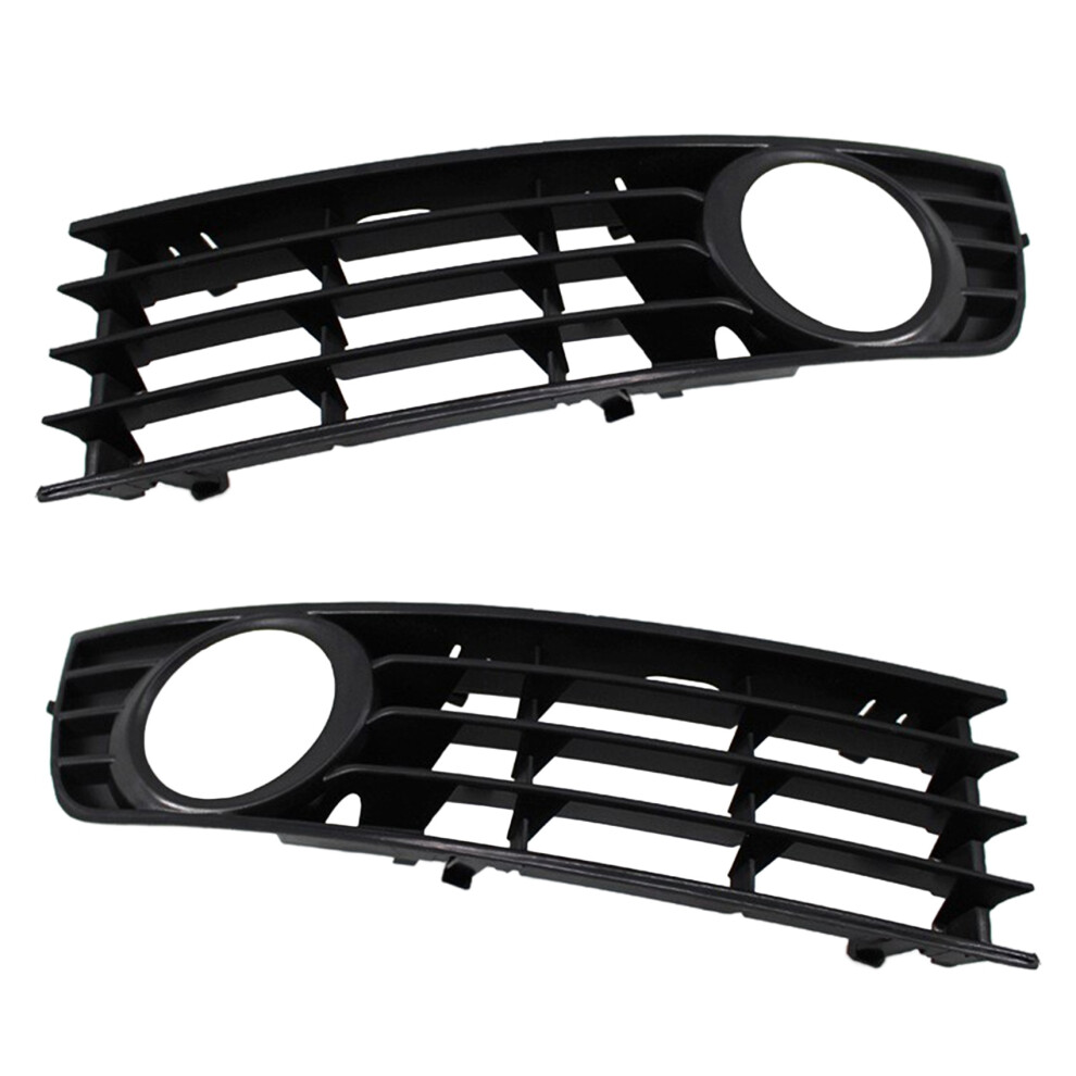 2Pcs Front Fog Lamp Grille Left And Right Car Grille For - A4 B6 Sedan Avant Quattro 2001 - 2005 Light 6032099792164