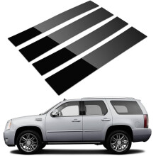 Adesivo Antigraffio per Montanti 'Auto, Modanature per Porte e Finestre, per Escalade 2007-2014, Accessori, Nero Lucido