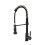Kitchen Taps Solid Brass Swivel Spout Ancient European Style Pull Type Mixer Tap 1