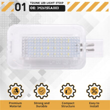 18-SMD LED GepäCk Raum Fach Licht Lade Raum Licht Courtesy TüR Leuchte für  Accord  Fit  ILX RSX