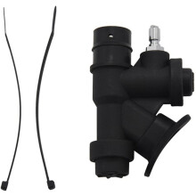 Scuba Diving Universal Bcd Elektrisk UppblåSare med 45 Graders Vinkelmunstycke för Standard 1 Slang K-Typ SäKerhetsventil