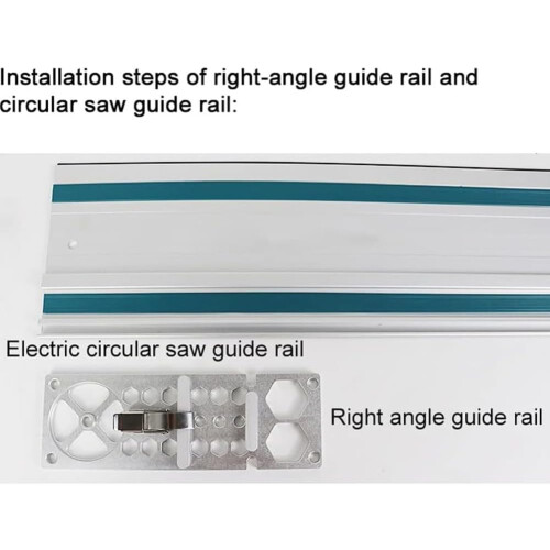 Track Saw Square Smart Design 260mm With Safety Features For Precision Woodworking Projects 1