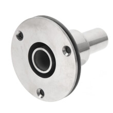 Through fuselage exhaust skin adjustment, stainless steel fuselage exhaust connection, straight fuselage exhaust with heat insulation, 24 mm, Default