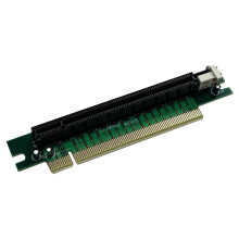 Tarjeta Elevadora PCI-E 16X Ranura Pci-E Pci-Express de 90 Grados 16X una 16X Extensor de áNgulo Recto Protector Tarjeta Adaptadora Vertical