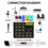 Debra V4 Audio Interface Mixing Console  USB Record PC 48V Phantom Power Delay 4 Channels USB Audio Mixer EU-Kontakt 5