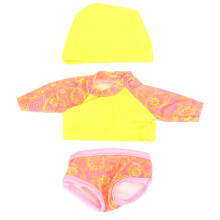 Mädchen-Badeanzug-Set mit UPF50+ Sonnenschutz, Kleinkind-Badeanzug mit Stretch-Design, stylischem Print, wiederverwendbare Bademode für sommerliche