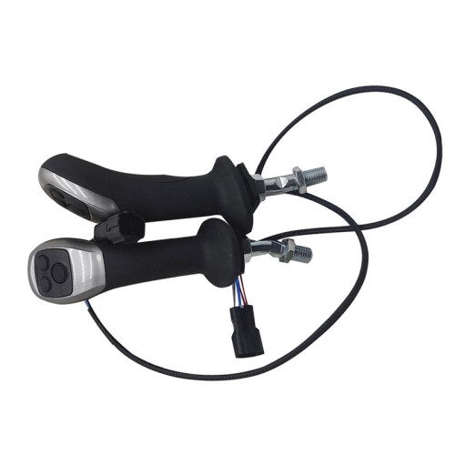 Wheel Excavator Conversion Clipper Grab Iron Joystick Handle Triple Push Button  Valve Handle 2