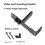 GPU Support Frame Adjustable GPU Brace Prevent Sagging Video Card Support Bracket for Chassis 12cm Fan Position Black 2