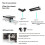 GPU Support Frame Adjustable GPU Brace Prevent Sagging Video Card Support Bracket for Chassis 12cm Fan Position Black 4