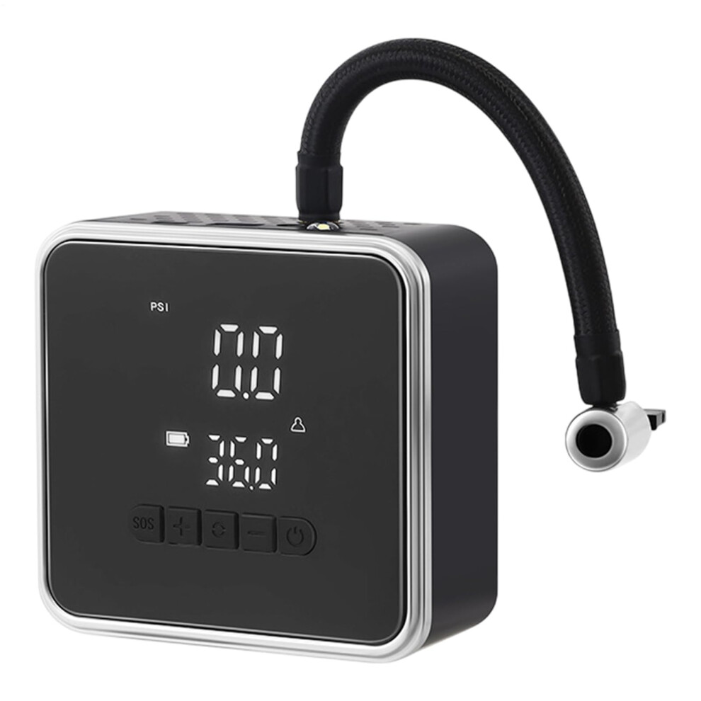 Wireless Air Pump, Automatic Portable Tire Inflator, 150Psi With Digital Display 9382693675187