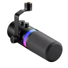 RGB Gaming Microphone Dynamic USB/XLR NoiseCanceling DualMode Podcast Microphone PlugAndPlay For Streaming