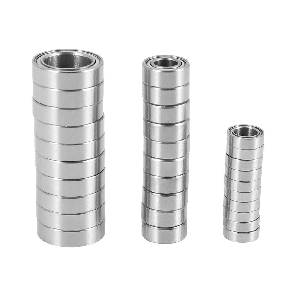 30Pcs Metal Steel Bearing Set For Zd Racing -10 Dbx10 10421-S 9102 1/10 Rc Car Spare Parts Accessories Silver 6033863091582